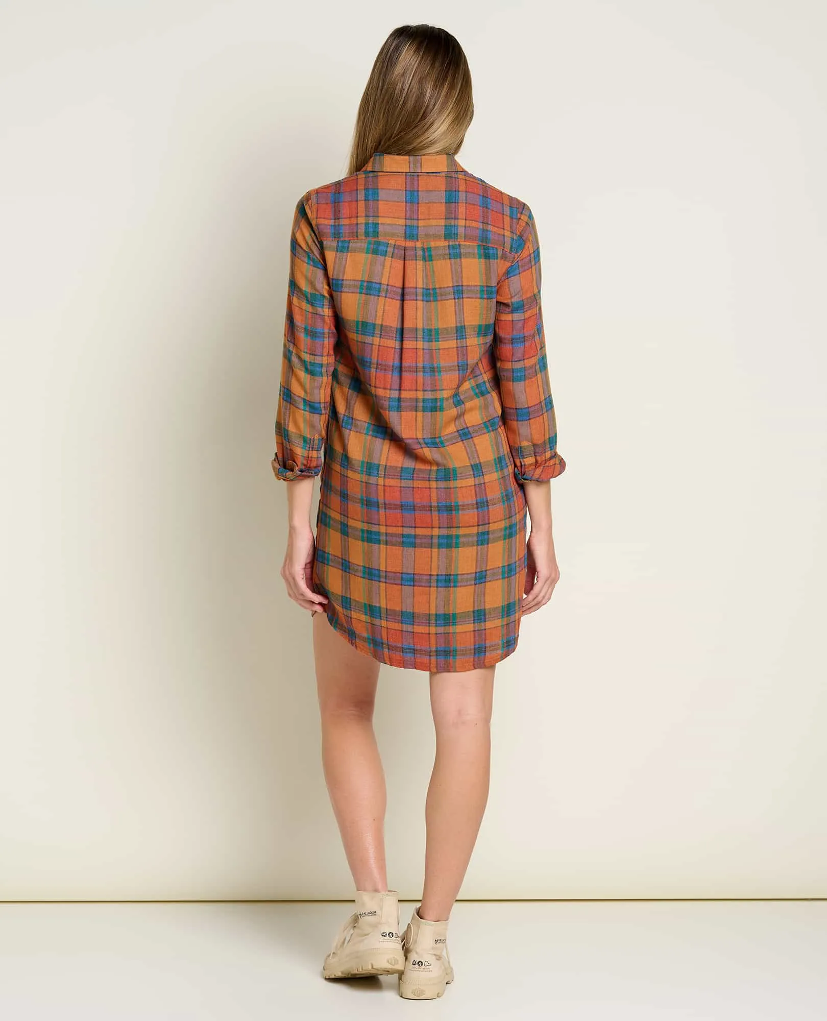 Re-Form Flannel Shirtdress