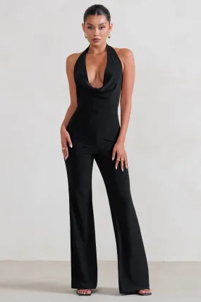 Rhyla | Black Cowl Neck Jumpsuit