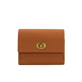 Rita Card Case Wallet in Saddle