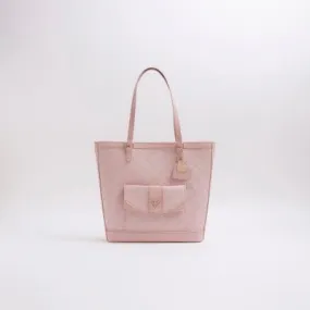 River Island Girls Pink Embossed Shopper Bag