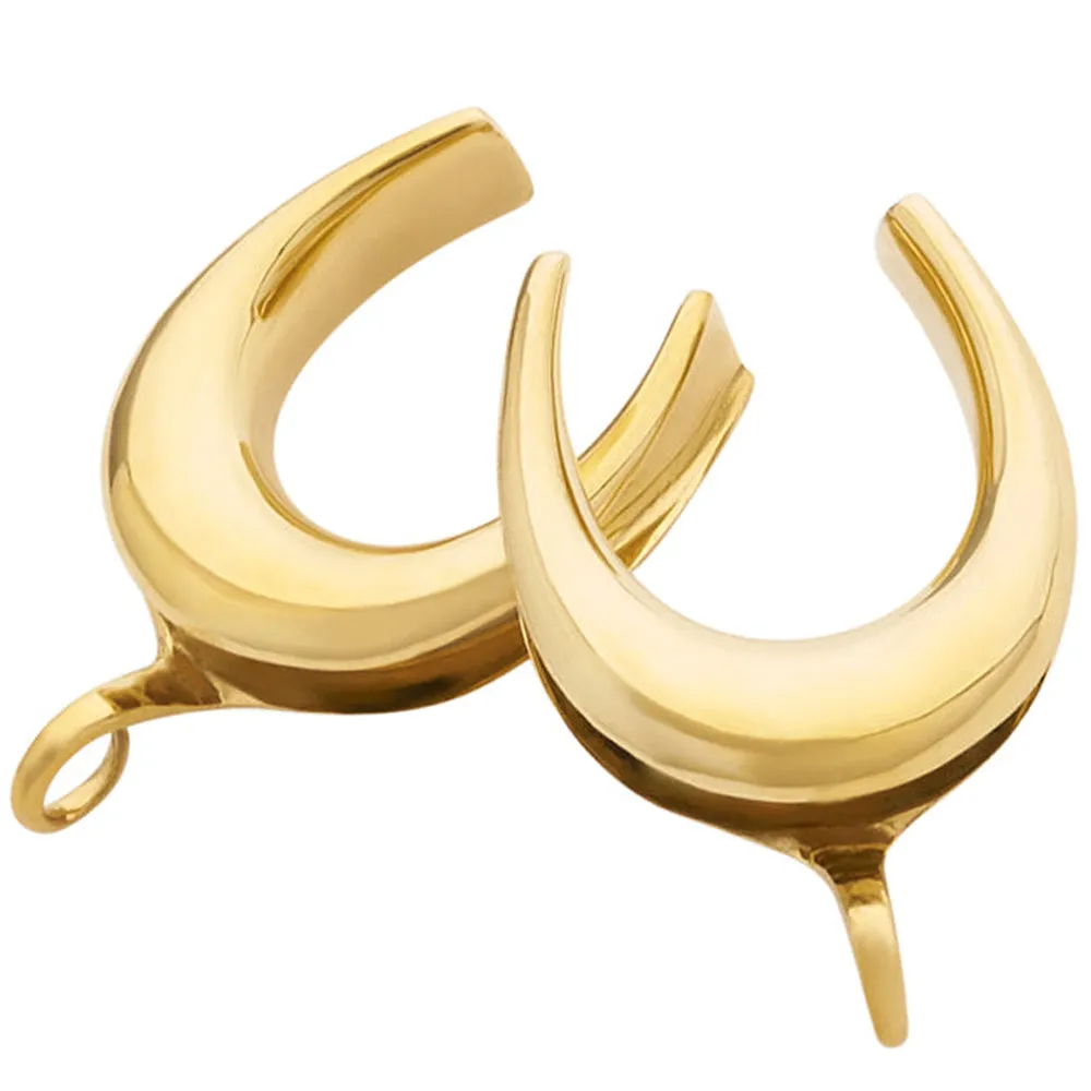 Saddle Spreader Hooks - Solid Brass