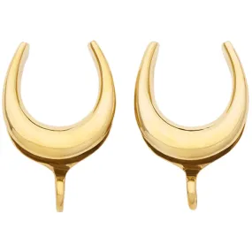 Saddle Spreader Hooks - Solid Brass