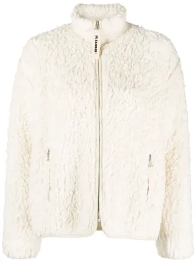 SHEARLING ZIPPED SWEATSHIRT