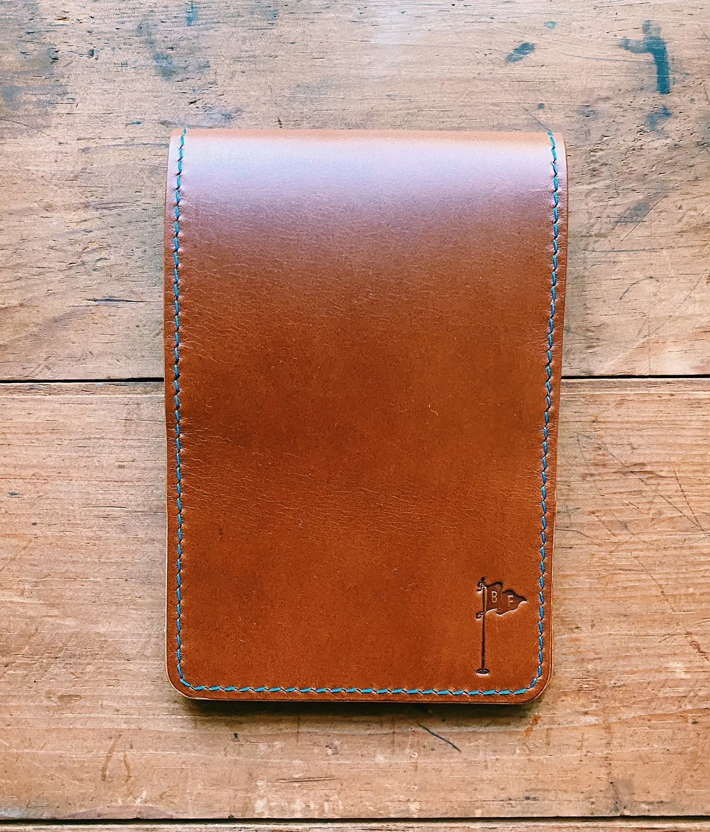 Single Barrel Collection  Yardage Book / Scorecard Holder in Buttero Chestnut