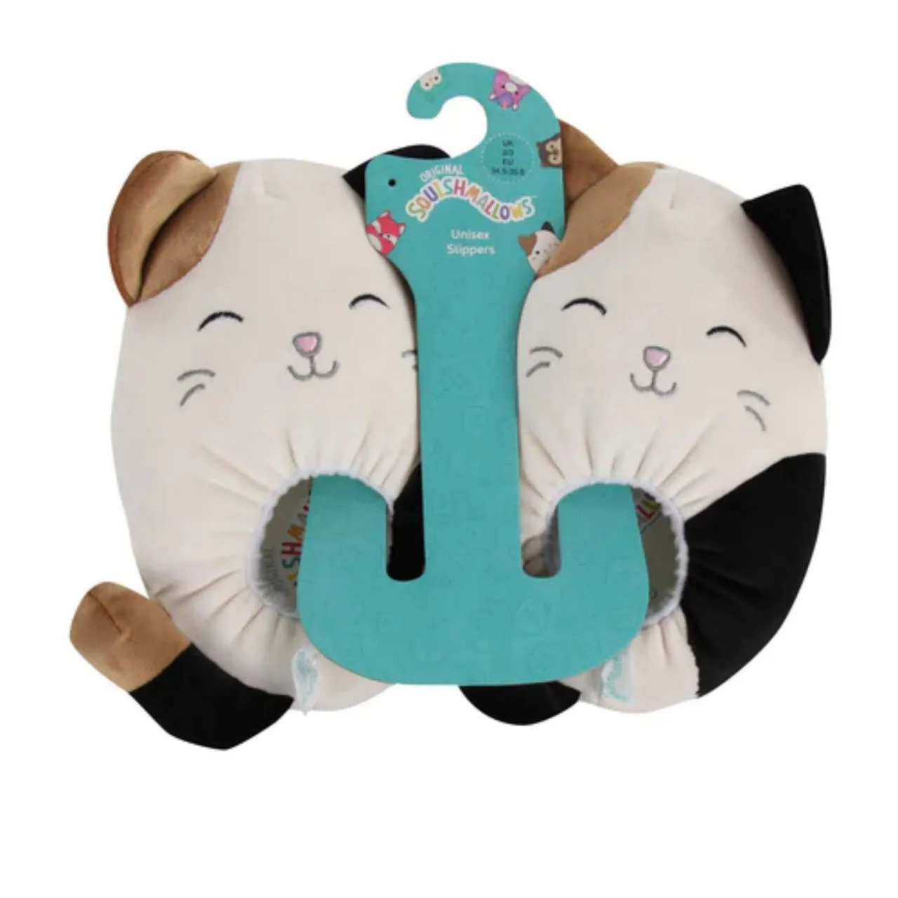 SQUISHMALLOWS Cam the Cat Slippers - Cream