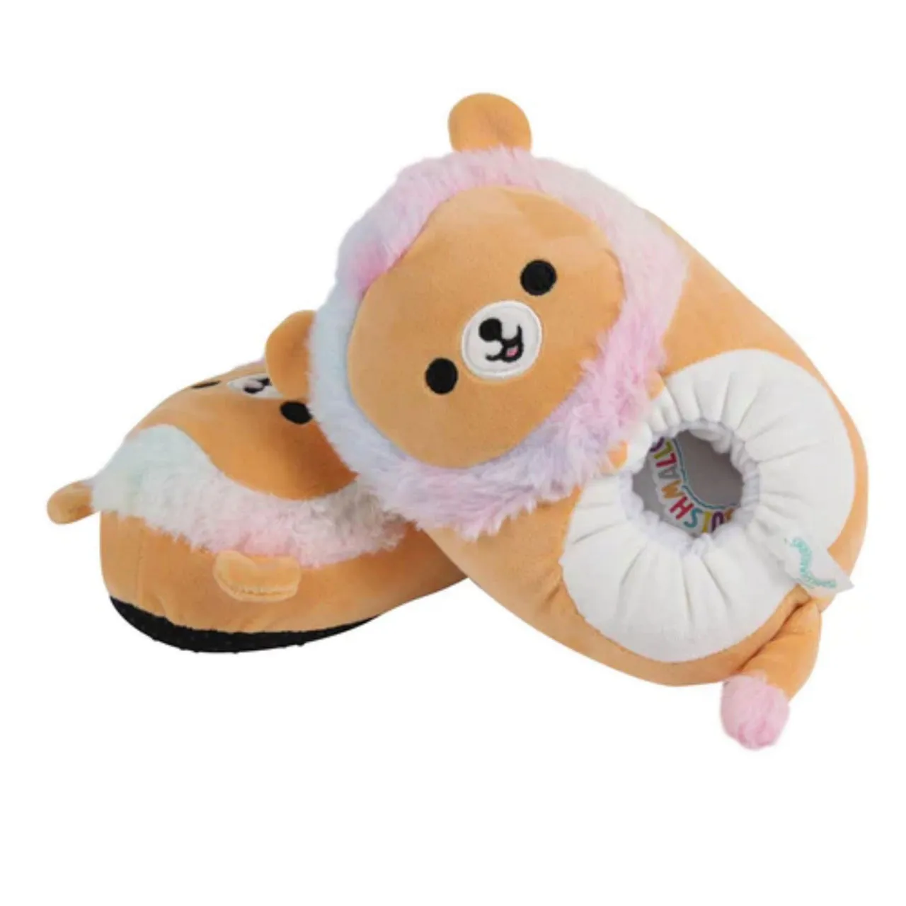 SQUISHMALLOWS Leonard the Lion Slippers - Beige