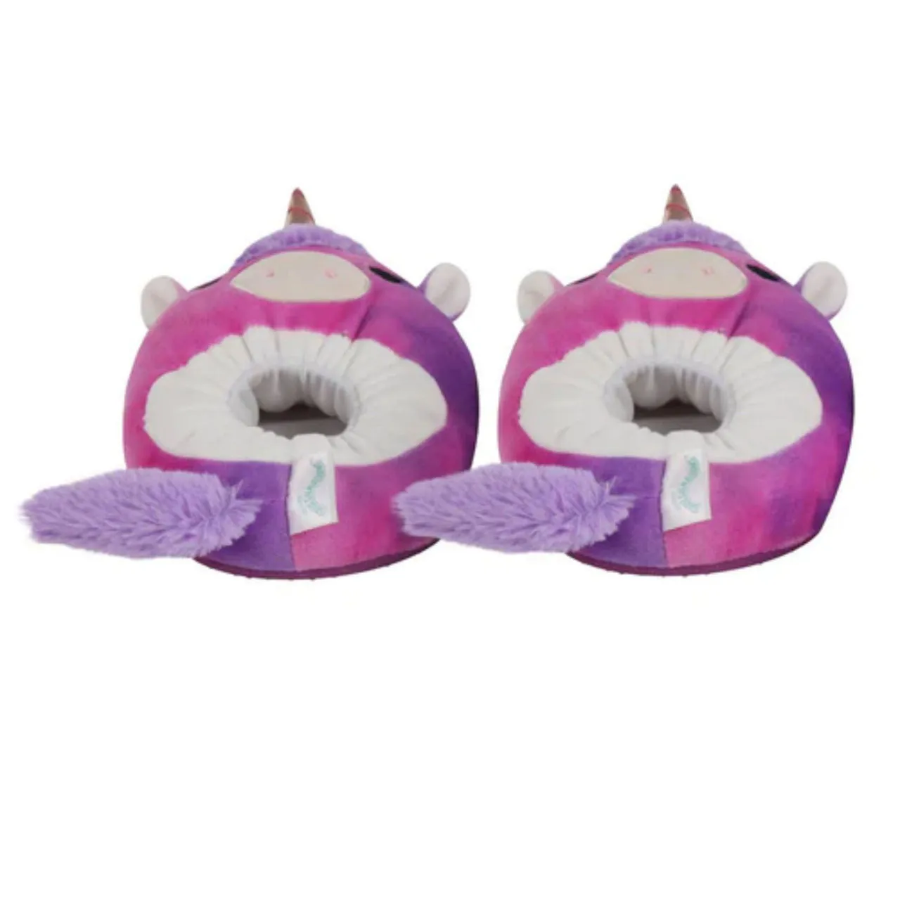 SQUISHMALLOWS Lola the Unicorn Slippers - Purple