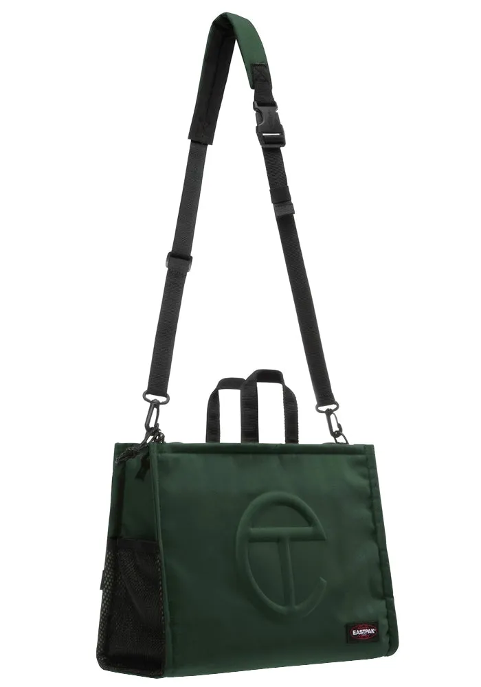 TELFAR x EASTPAK EK0A5BBF2A51 MEDIUM SHOPPER BAG DARK OLIVE