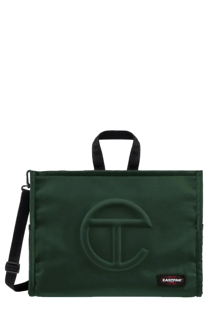 TELFAR x EASTPAK EK0A5BBF2A51 MEDIUM SHOPPER BAG DARK OLIVE