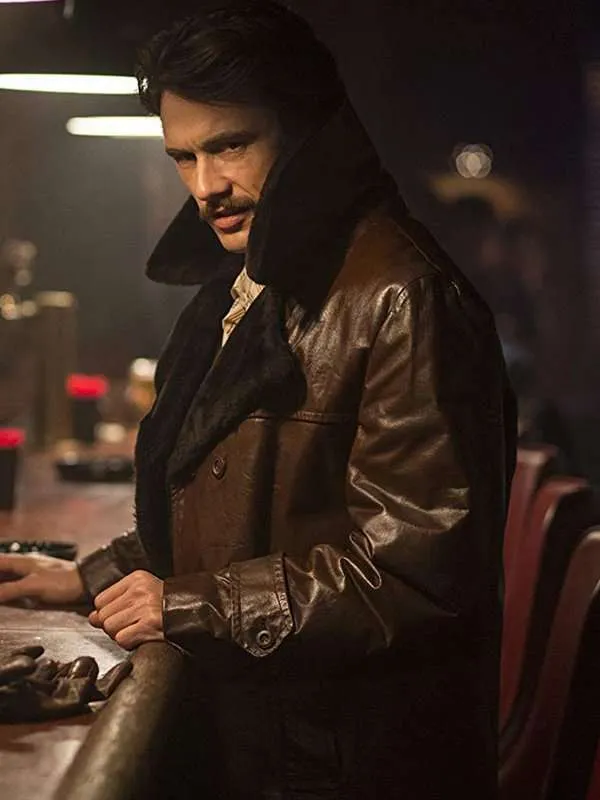 The Deuce James Franco Shearling Coat - New American Jackets