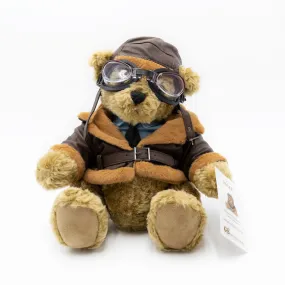 The Great British Teddy Bear Roger Bomber Pilot Bear Soft Plush Toys