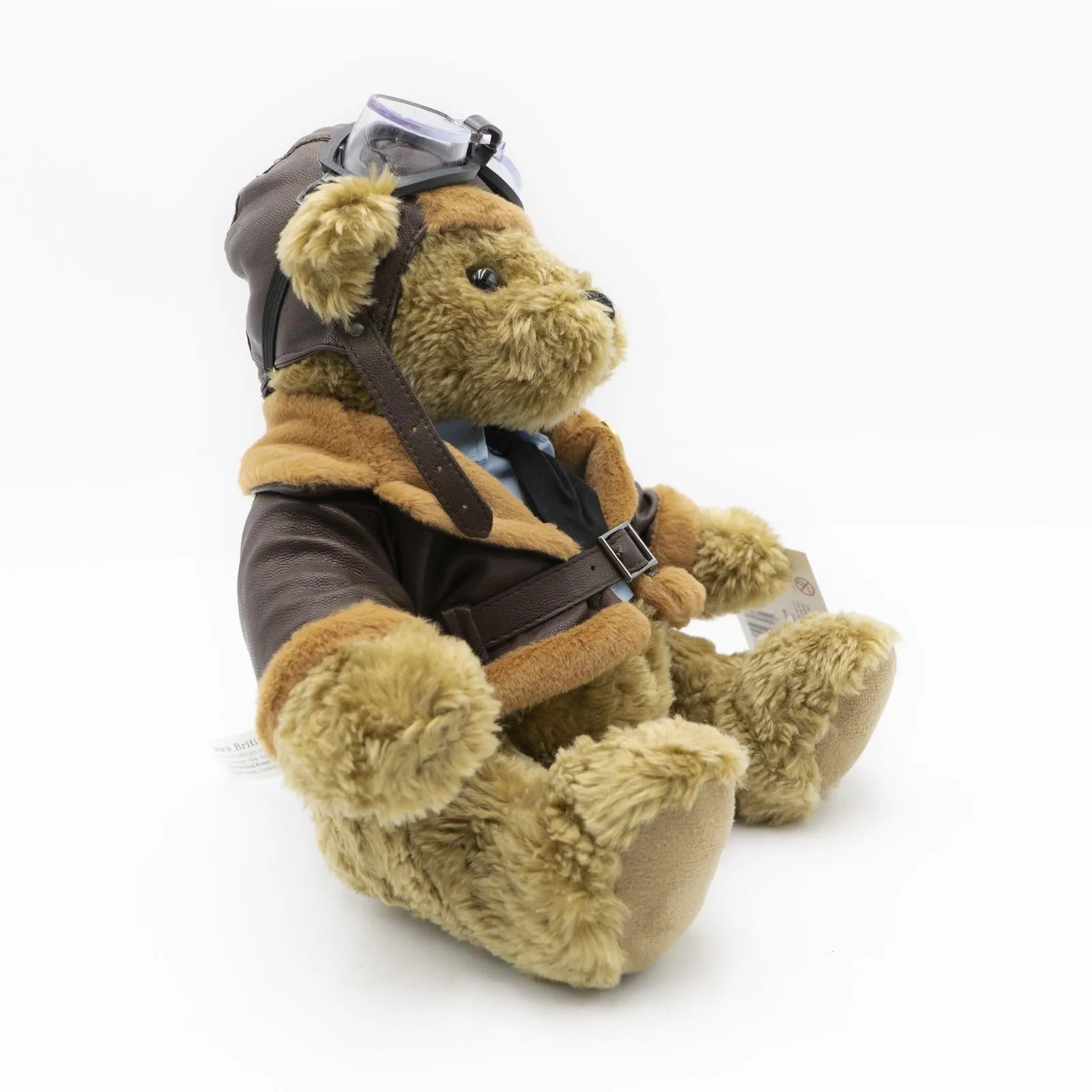 The Great British Teddy Bear Roger Bomber Pilot Bear Soft Plush Toys