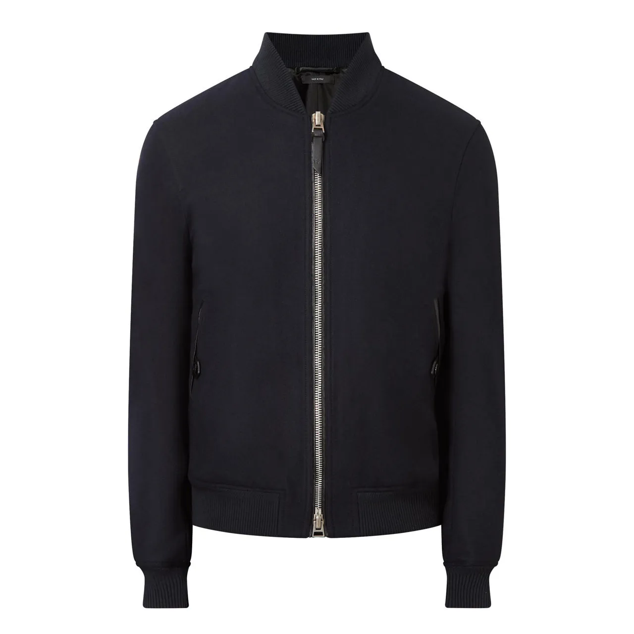 TOM FORD Wool Bomber Jacket - Navy