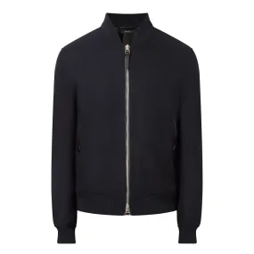 TOM FORD Wool Bomber Jacket - Navy