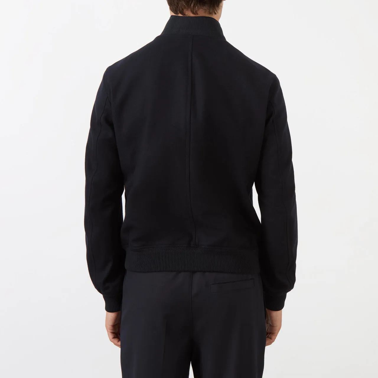 TOM FORD Wool Bomber Jacket - Navy