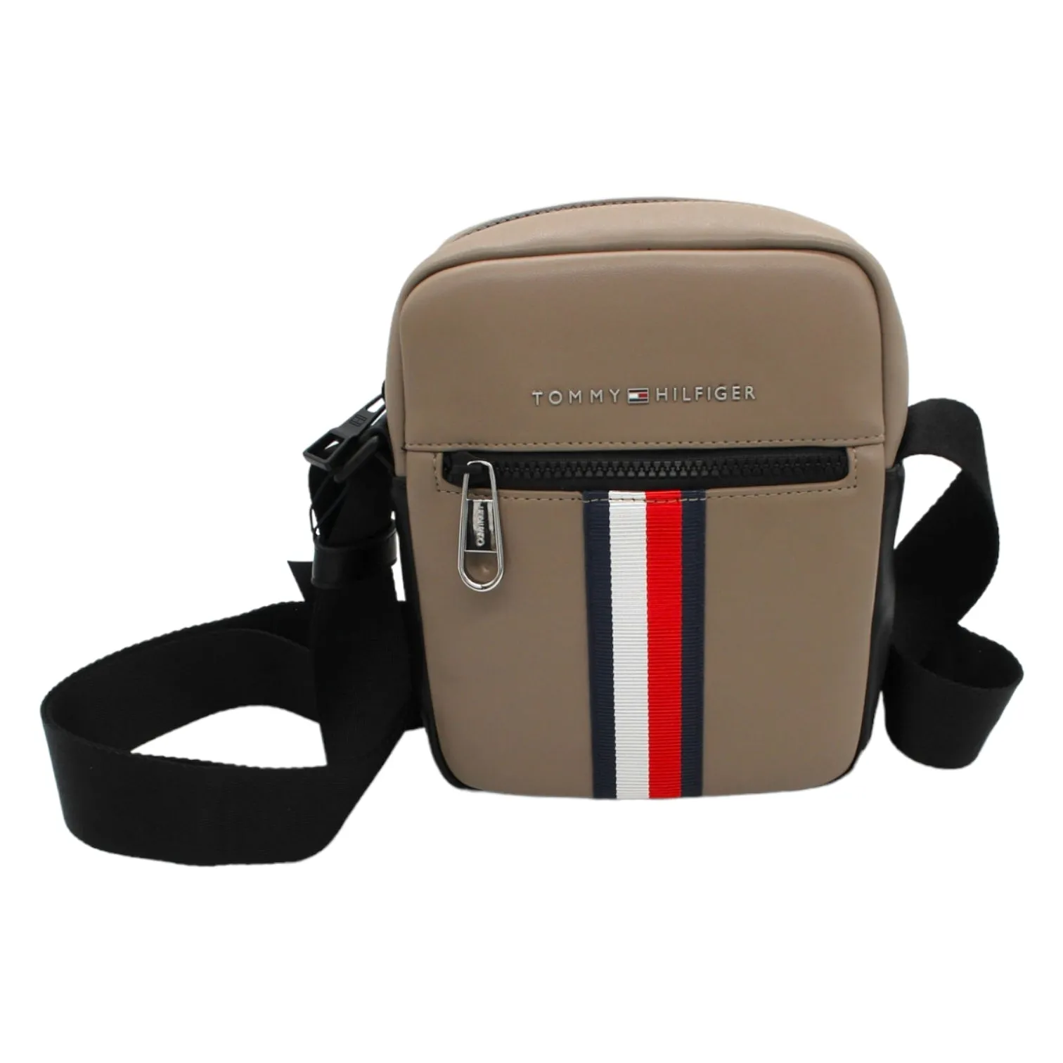 Tommy Hilfiger Beige Pouch Bag