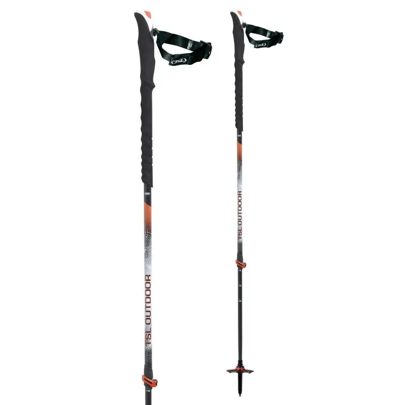 TSL Outdoor  Connect Carbon Alu 2 Cross - Bastoncini da trekking