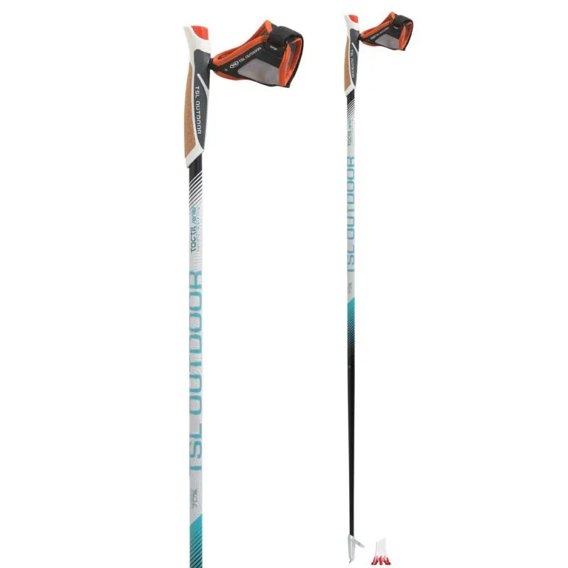 TSL Outdoor  Tactil C70 Cork Spike / Crossover - Bastoncini nordic walking