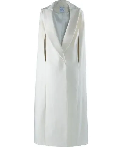 Vestiaire D'un Oiseau Libre Women's White Cashmere Blend Cape