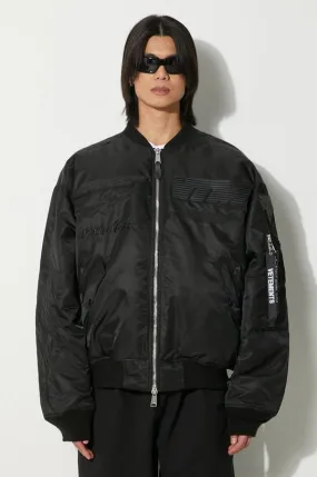 VETEMENTS bomber jacket Blackout Racing Bomber Jacket men’s black color UE64JA920B