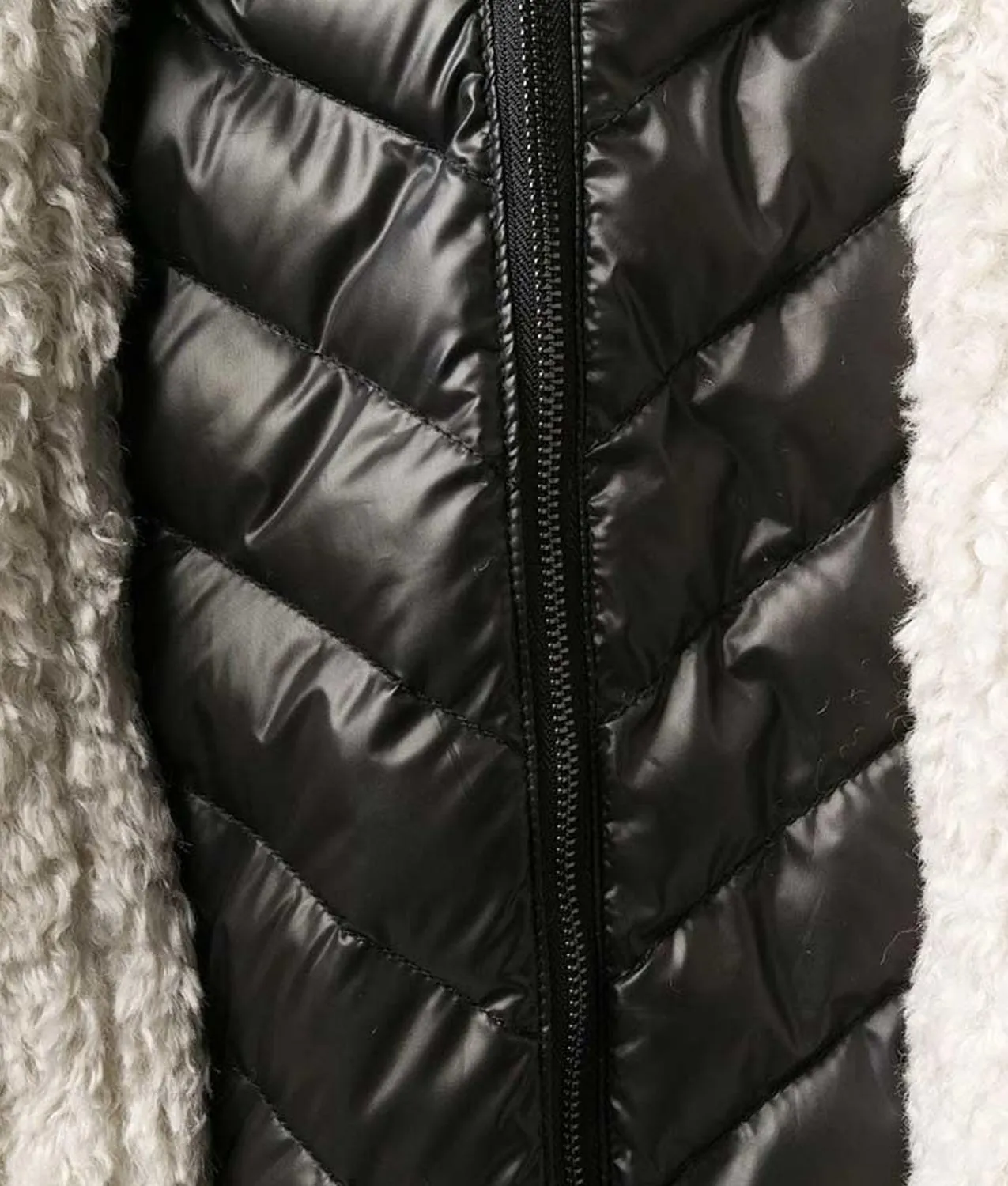 Victoria Shearling Padded Jacket | Womens Shearling Jacket