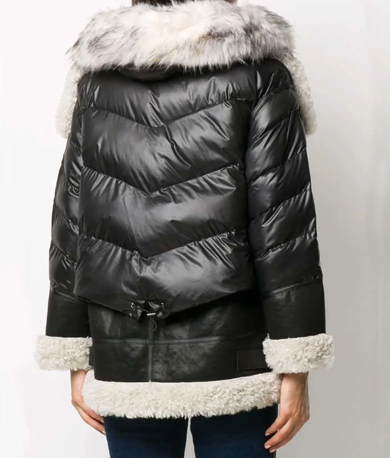 Victoria Shearling Padded Jacket | Womens Shearling Jacket