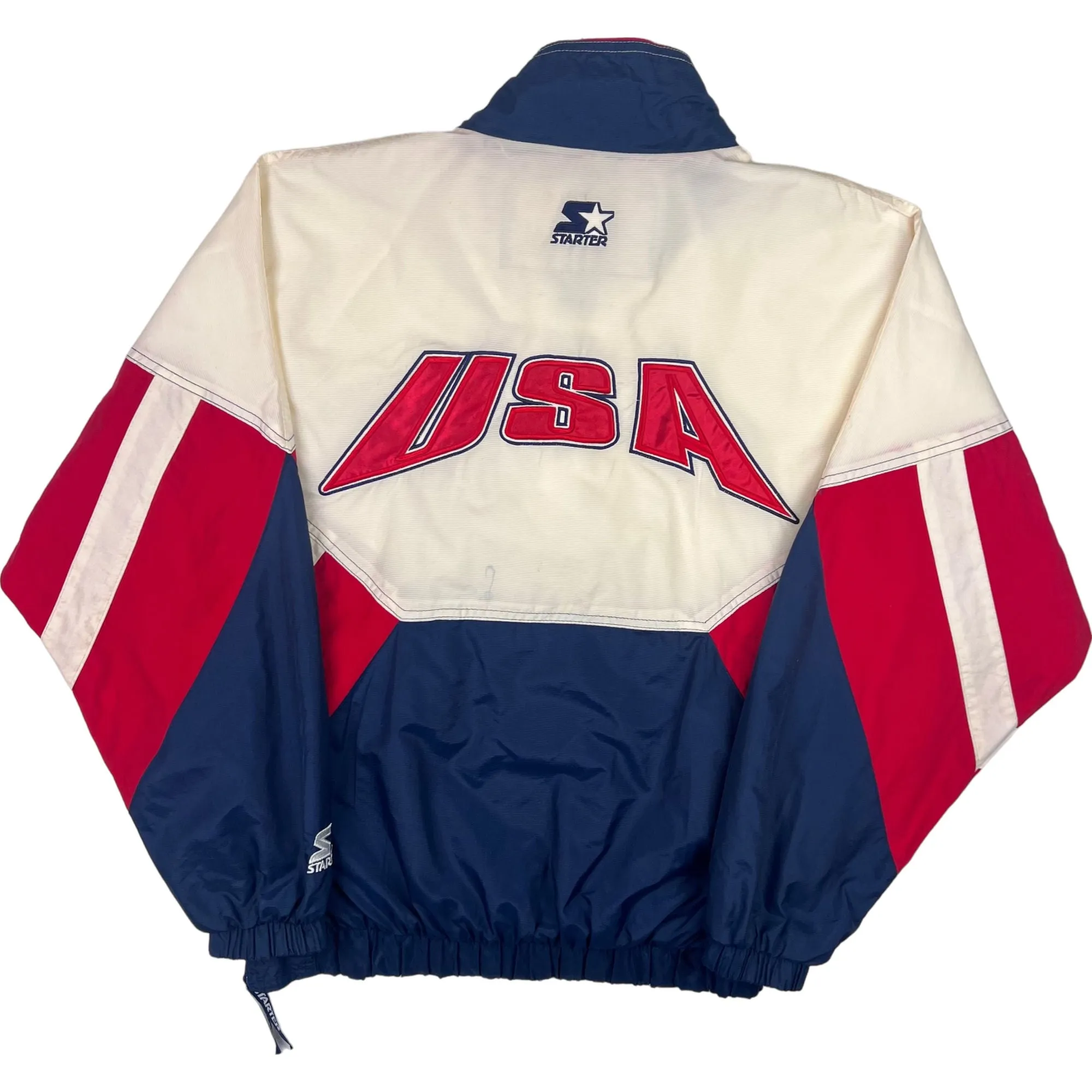 Vintage Starter Atlanta 1996 Olympic Games USA Pullover Anorak Jacket Rare