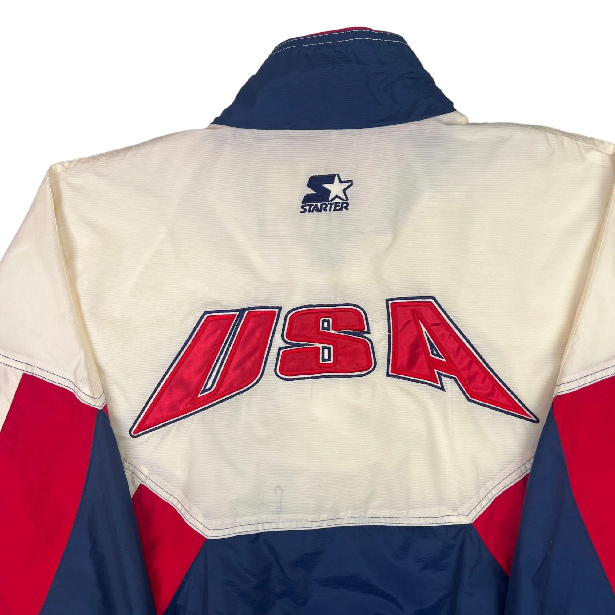 Vintage Starter Atlanta 1996 Olympic Games USA Pullover Anorak Jacket Rare