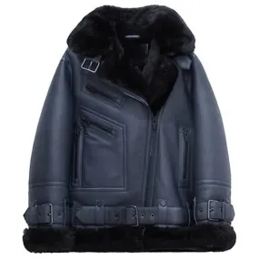 Women's B3 RAF Aviator Shearling Jacket