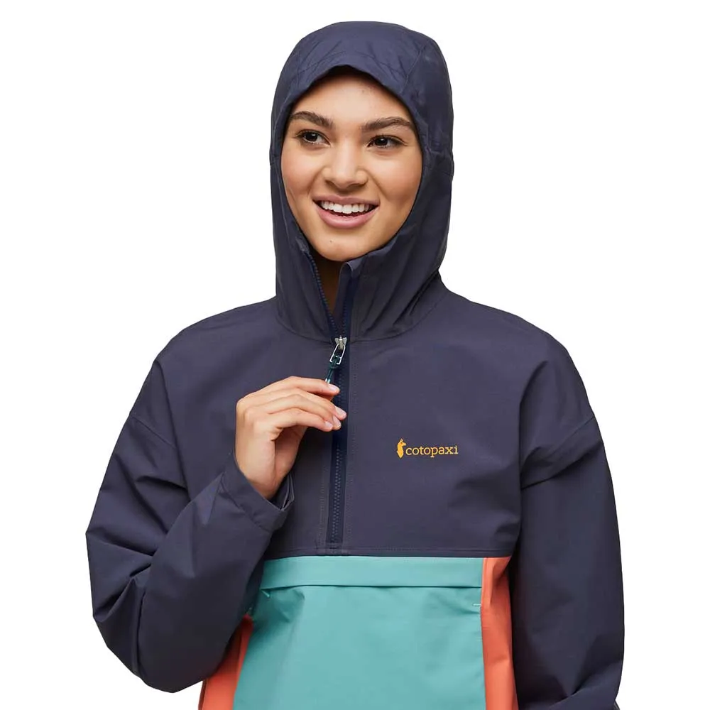 Women's Cielo Rain Anorak - Graphite/Hot Punch