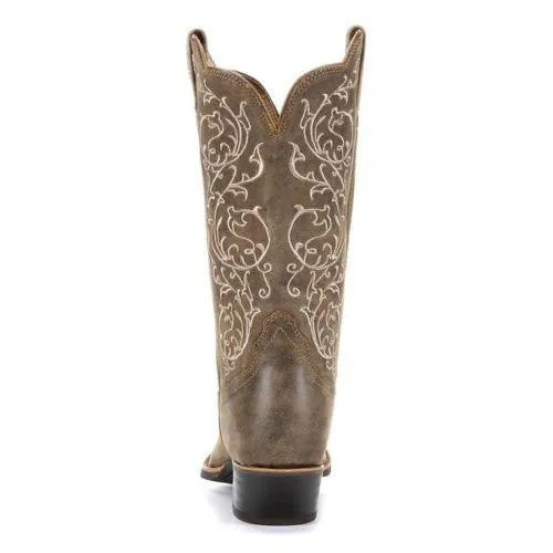 Women's Twisted X Brown Bomber Round Western Boot (Bomber)