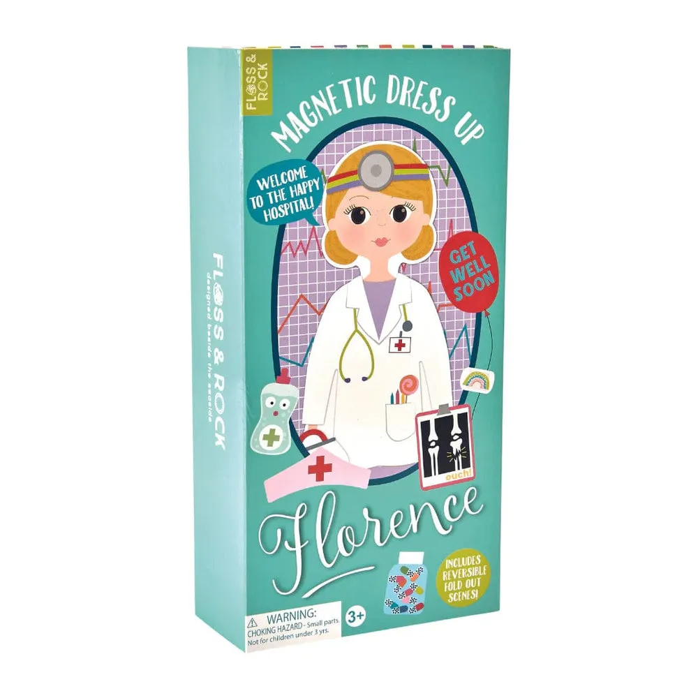 Wooden Magnetic Dress Up Doll / Florence