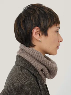 Wool Cashmere Blend Snood | Oatmeal