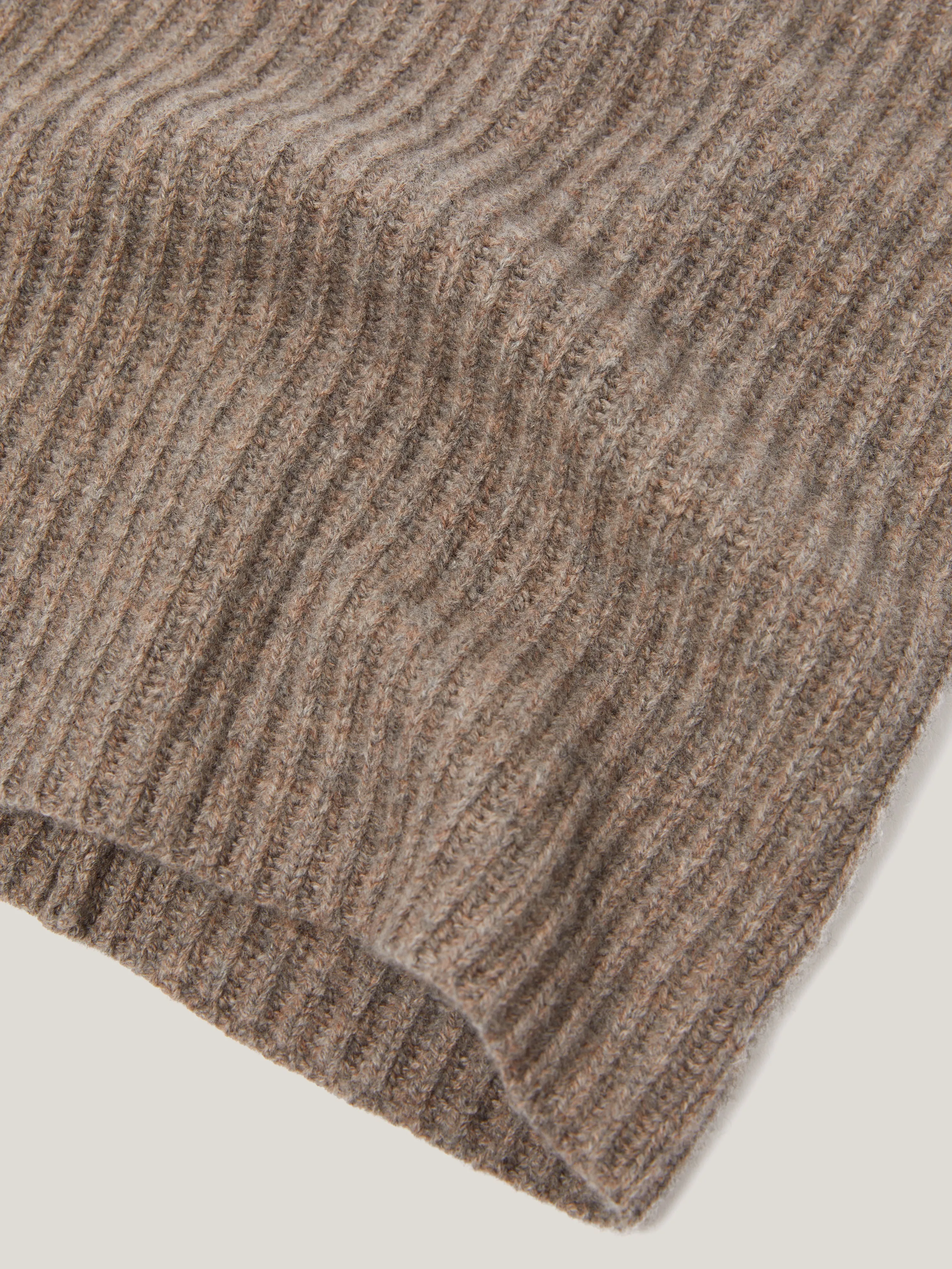 Wool Cashmere Blend Snood | Oatmeal