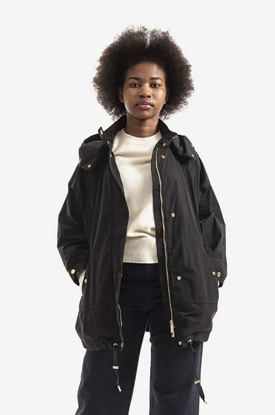 Woolrich jacket City Anorak women's black color