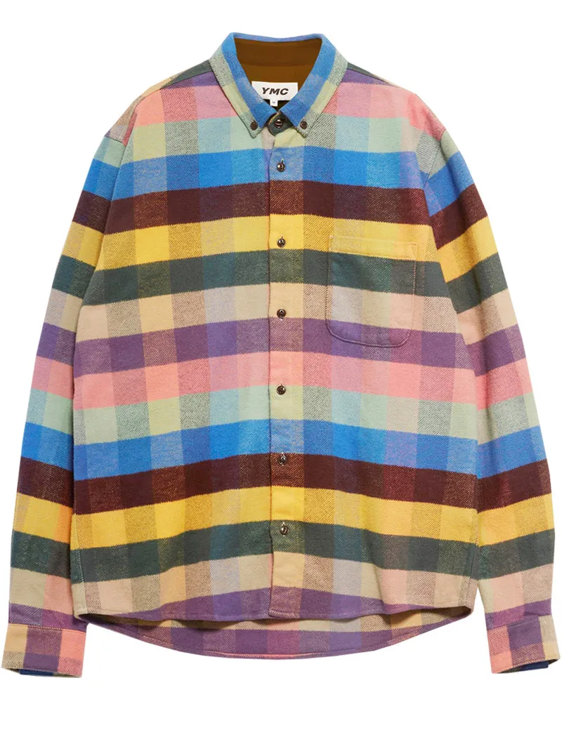 Ymc Dean Plaid Flannel Shirt Multi