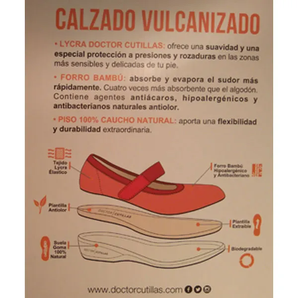 Zapatilla salón de licra adaptable DCutillas