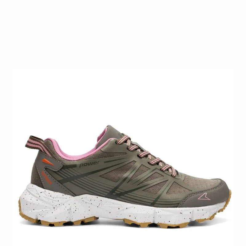 Zapatillas Botín Outdoor Power Alpes Gris claro Mujer